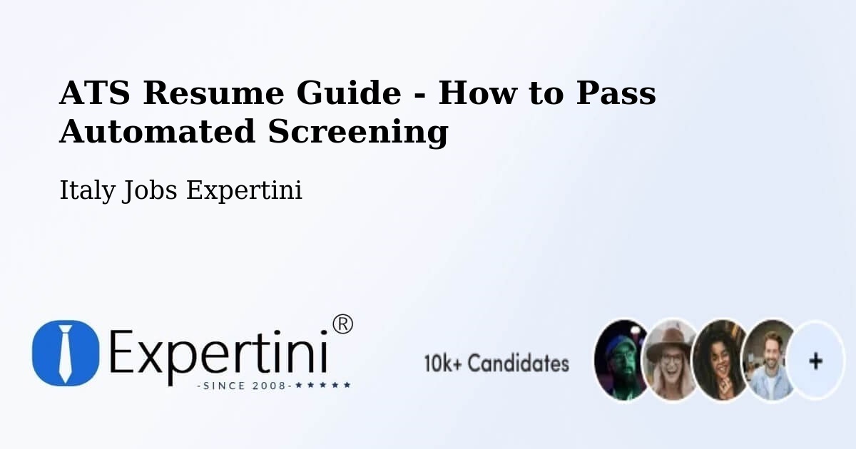 ATS Compliance Guide – Basicò - Italy Jobs Expertini