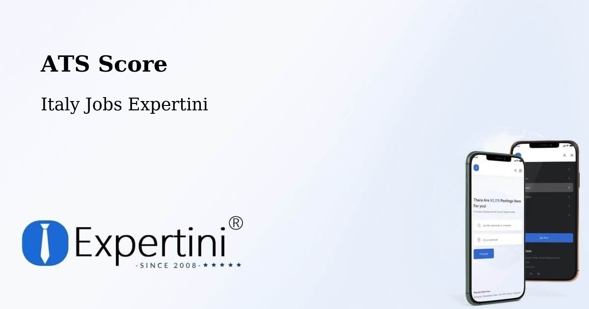 Resume ATS Score & Job Description Match Tool – Basicò - Italy Jobs Expertini