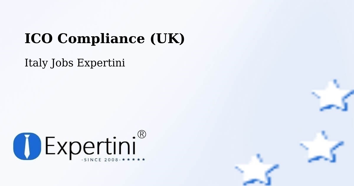 UK Data Protection & ICO Compliance – Basicò - Italy Jobs Expertini