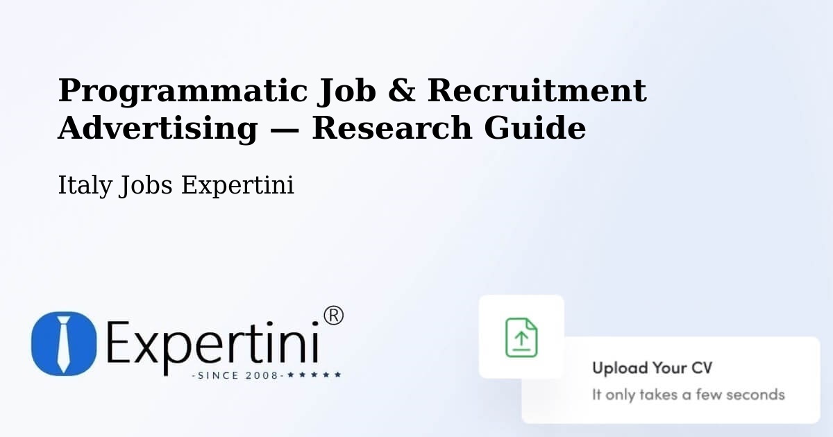 Programmatic Job & Recruitment Advertising — Research Guide – Basicò